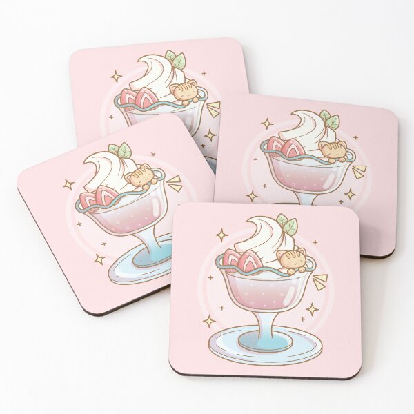 Item preview, Strawberry Soda Cat designed and sold by LuYukari.