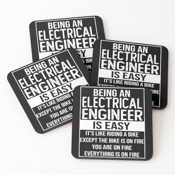 Item preview, Funny electrical engineer saying: being an electrical engineer is easy electrical engineer gifts designed and sold by alaechamlal.