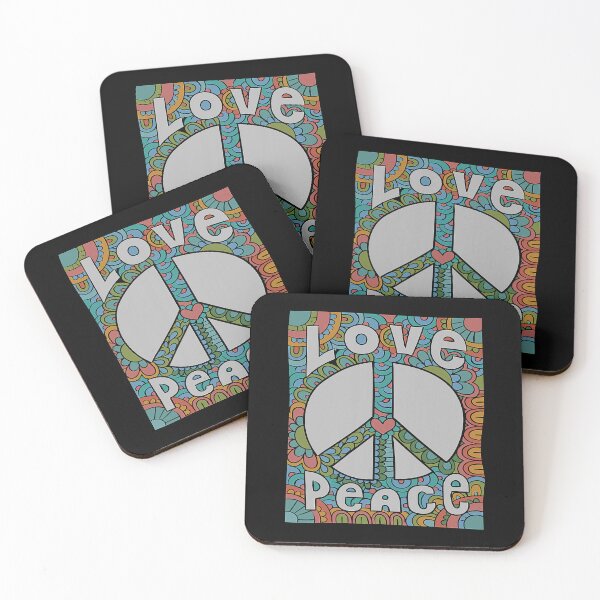 Item preview, Peace Sign Love 60s 70s Tie Die Hippie designed and sold by shannange.