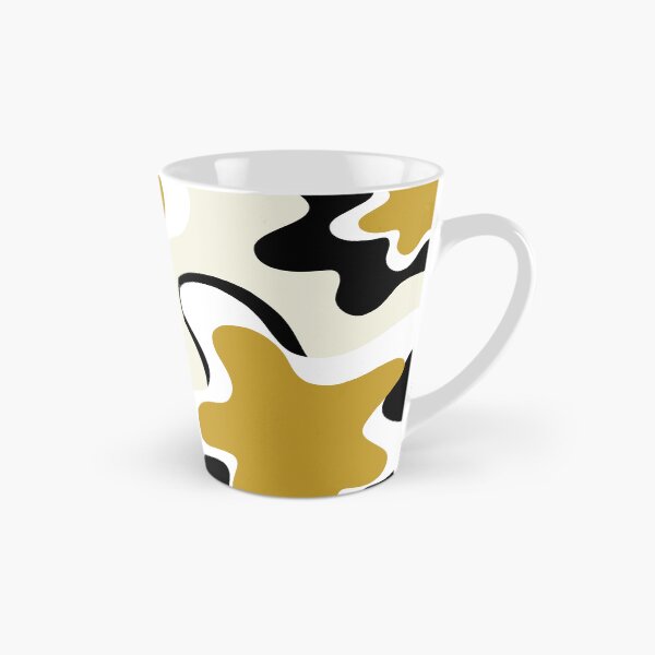 Item preview, Liquid Abstract Pattern Yellow White Black  designed and sold by BeatrisVeres.