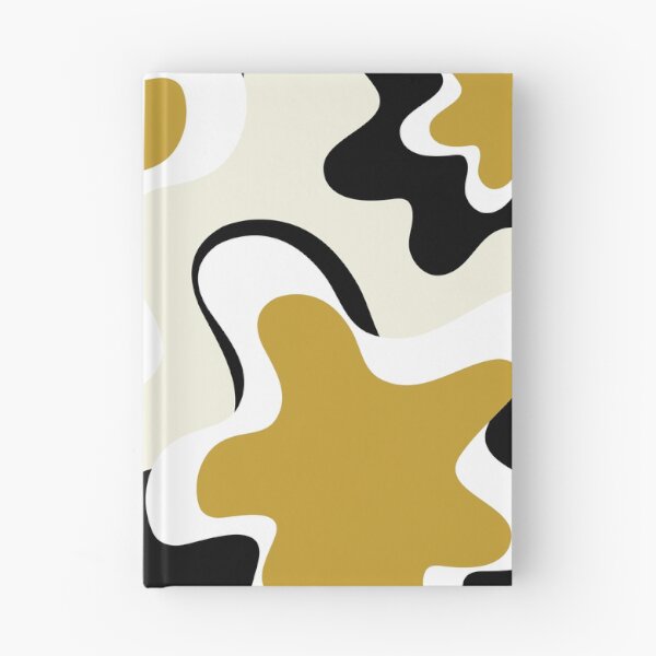 Item preview, Liquid Abstract Pattern Yellow White Black  designed and sold by BeatrisVeres.