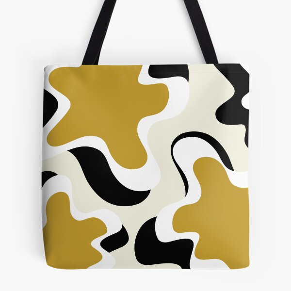 Item preview, Liquid Abstract Pattern Yellow White Black  designed and sold by BeatrisVeres.