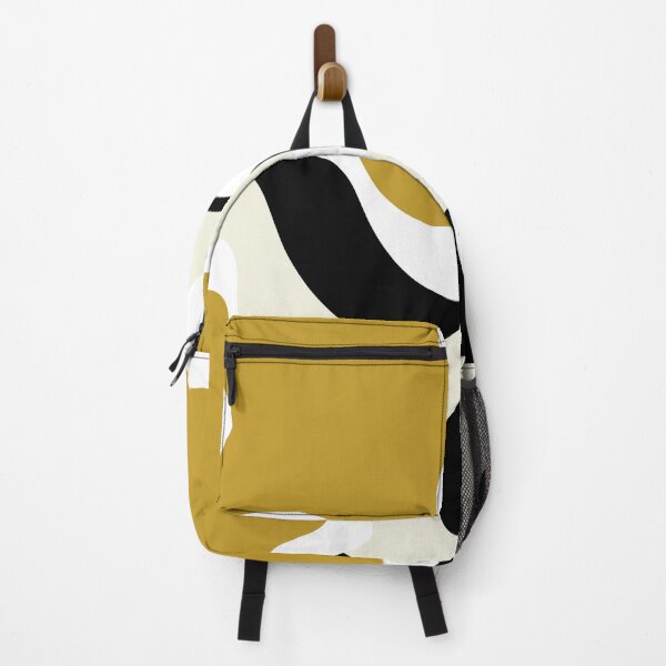 Item preview, Liquid Abstract Pattern Yellow White Black designed and sold by BeatrisVeres.