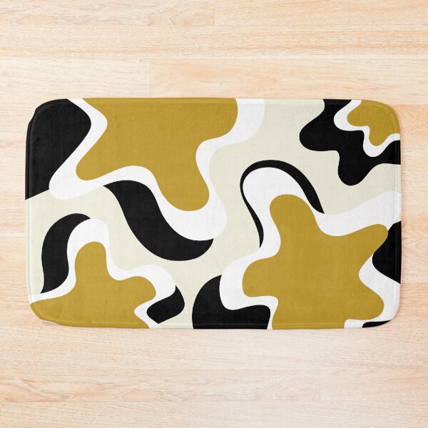Item preview, Liquid Abstract Pattern Yellow White Black  designed and sold by BeatrisVeres.