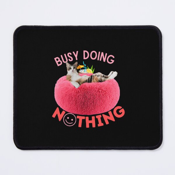 Item preview, Busy Doing Nothing (Furry Pouf) designed and sold by leBoosh-Designs.