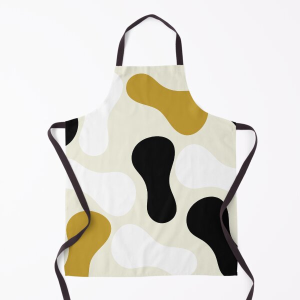 Item preview, Liquid Abstract Pattern Yellow White Black designed and sold by BeatrisVeres.