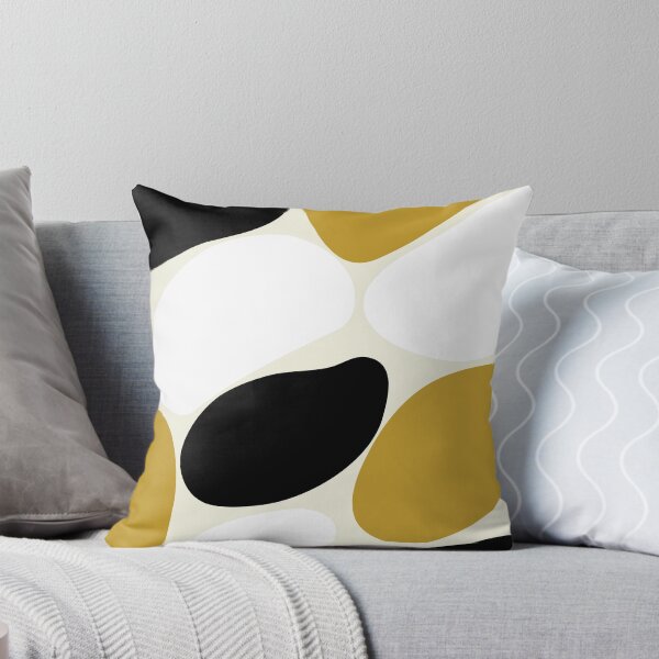 Item preview, Liquid Abstract Pattern Yellow White Black  designed and sold by BeatrisVeres.