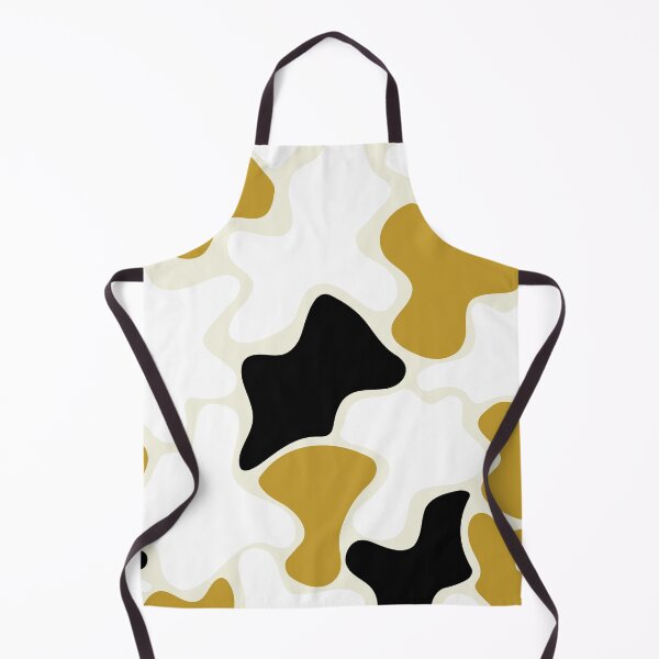 Item preview, Liquid Abstract Pattern Yellow White Black designed and sold by BeatrisVeres.