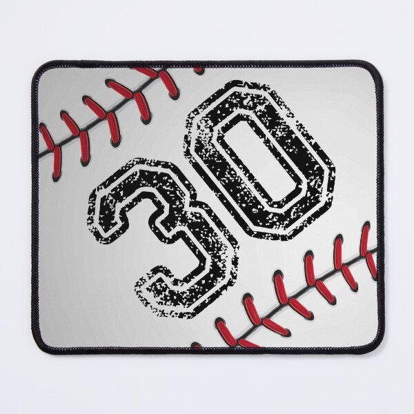 Item preview, Baseball ball number 30, thirty designed and sold by TheCultStuff.