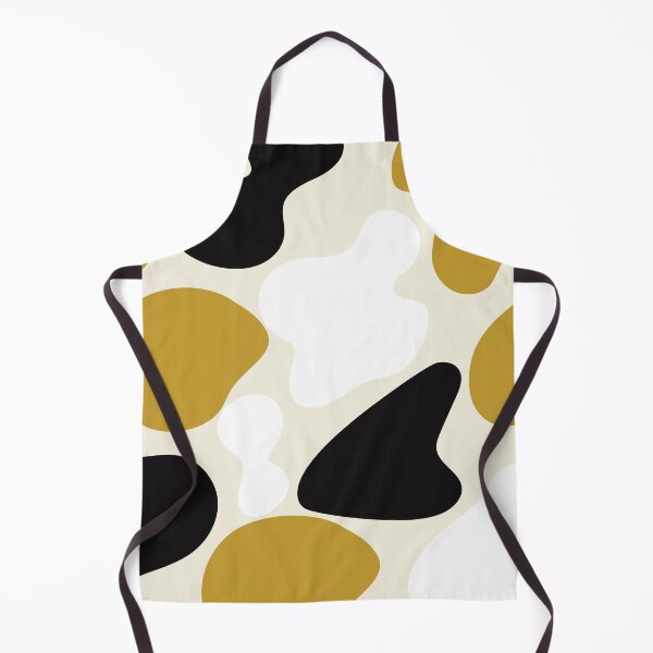 Item preview, Liquid Abstract Pattern Yellow White Black designed and sold by BeatrisVeres.