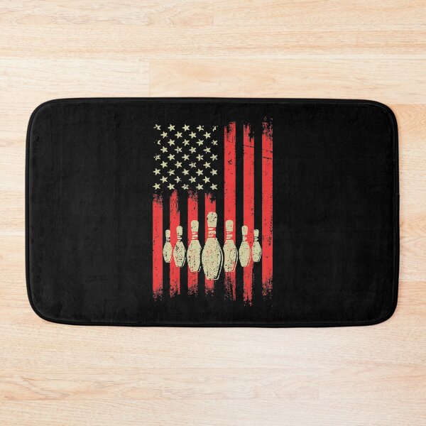 Item preview, Bowling Pins American Flag Vintage Bowler designed and sold by Rebecca-Cruz.