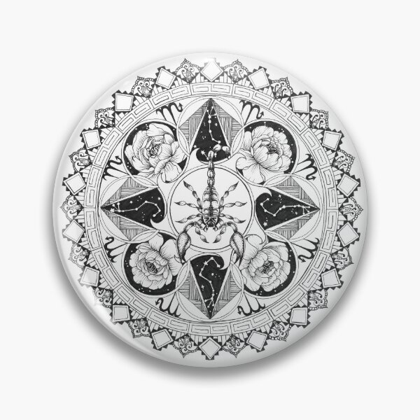 Item preview, Scorpio Zodiac Mandala designed and sold by atirahope.