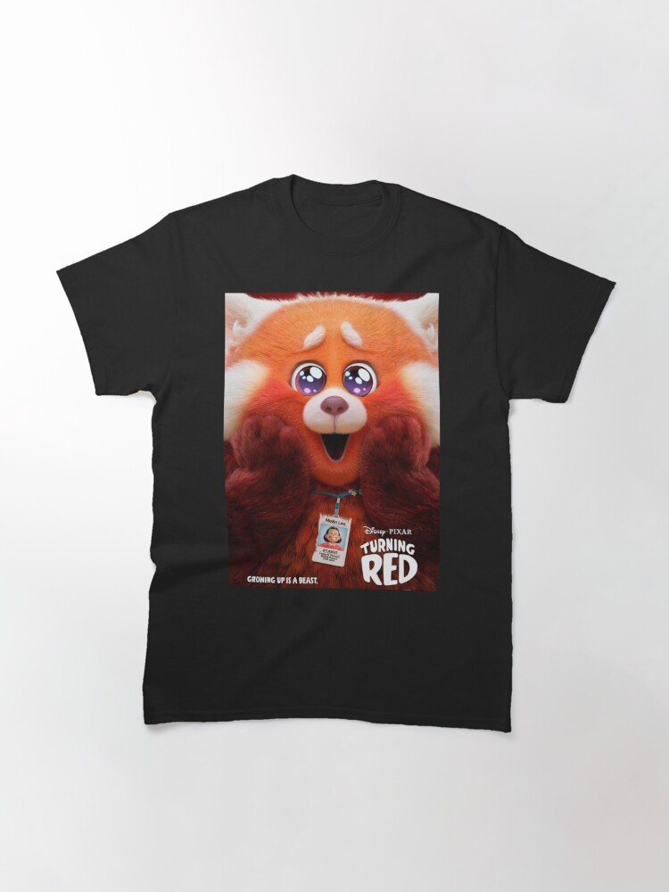Disover Turning Red Emotional Panda Cute Classic T-Shirt