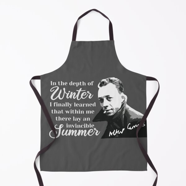 Item preview, Philosopher Albert Camus quotes pop art 5 gray designed and sold by challengecafe.