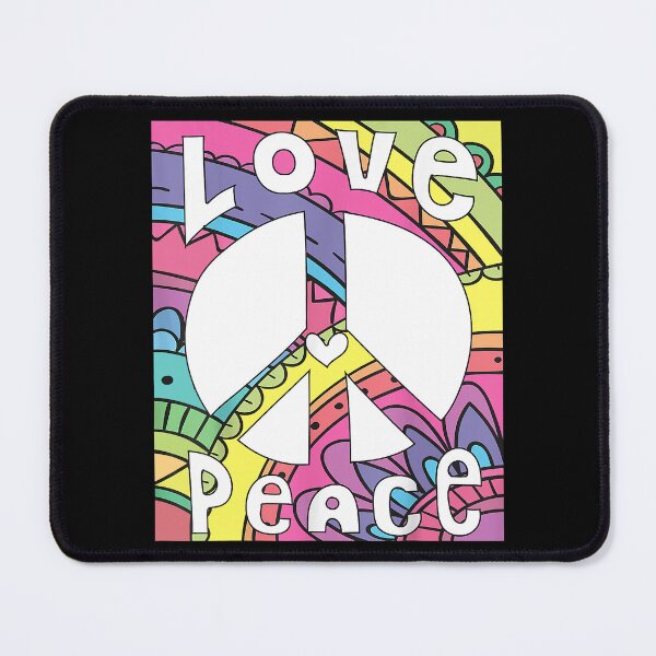 Item preview, Peace Sign Love 60s 70s Tie Die Hippie Art designed and sold by shannange.