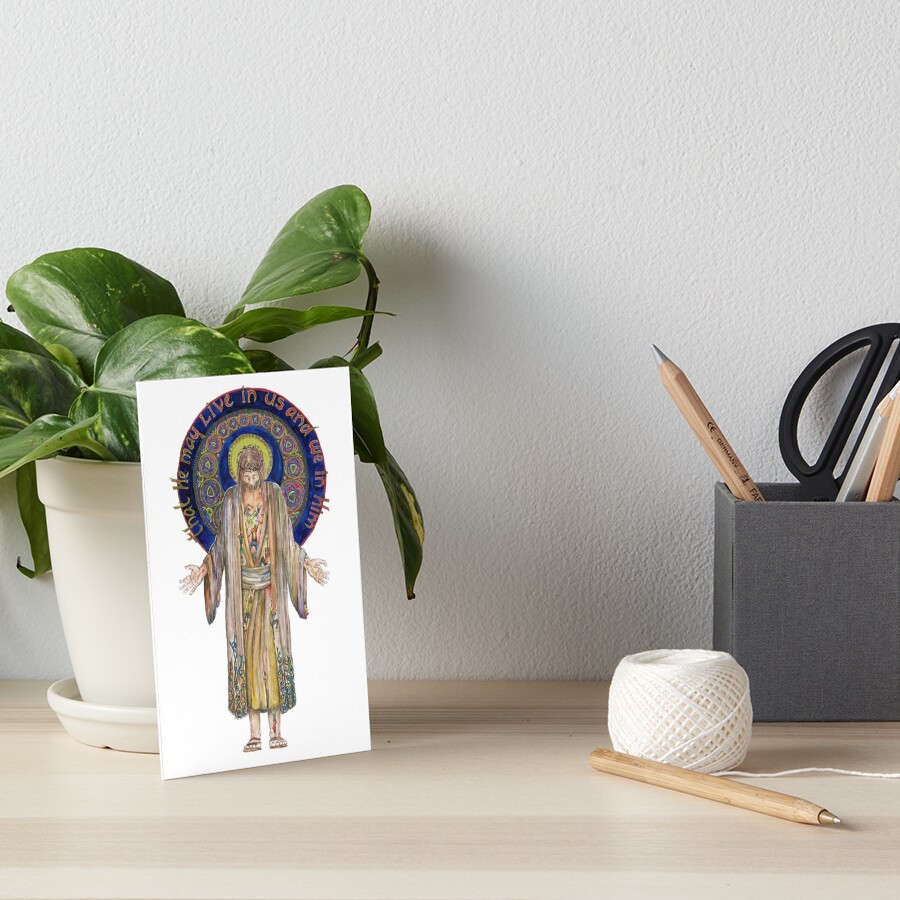 Life in Christ Art Board Print