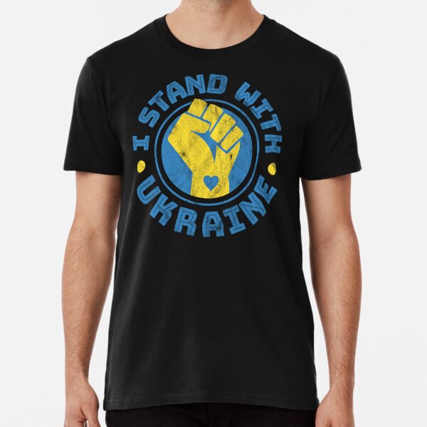 Item preview, I stand with Ukraine distressed Graphic  designed and sold by peterpaz.