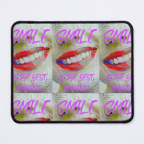 Item preview, Smile is the best make up with purple slim wording shown teeth designed and sold by Bekindtome.