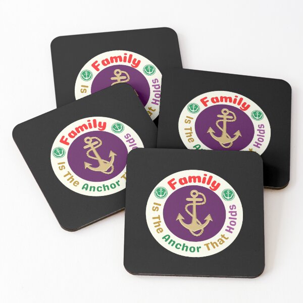 Item preview, Family Is The Anchor That Holds - Family Anchor Saying | Motivational Family Life Quote designed and sold by Delandor.