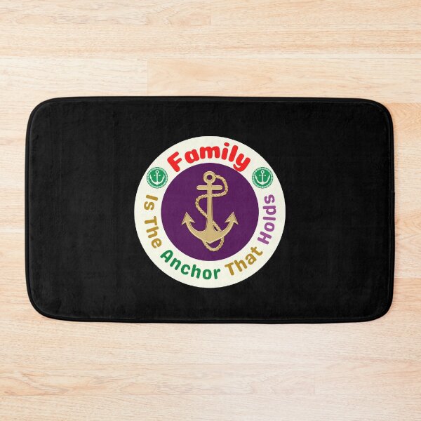 Item preview, Family Is The Anchor That Holds - Family Anchor Saying | Motivational Family Life Quote designed and sold by Delandor.