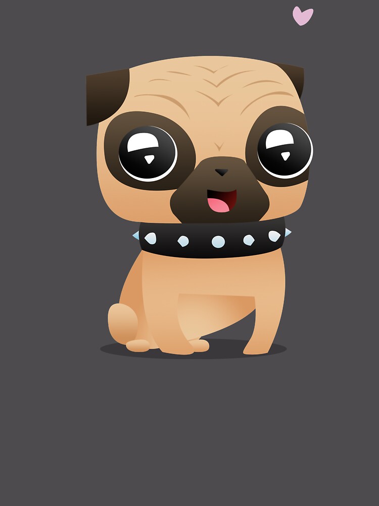 Thumbnail 6 of 6, Premium Oversized Hoodie, Pug designed and sold by capdeville13.