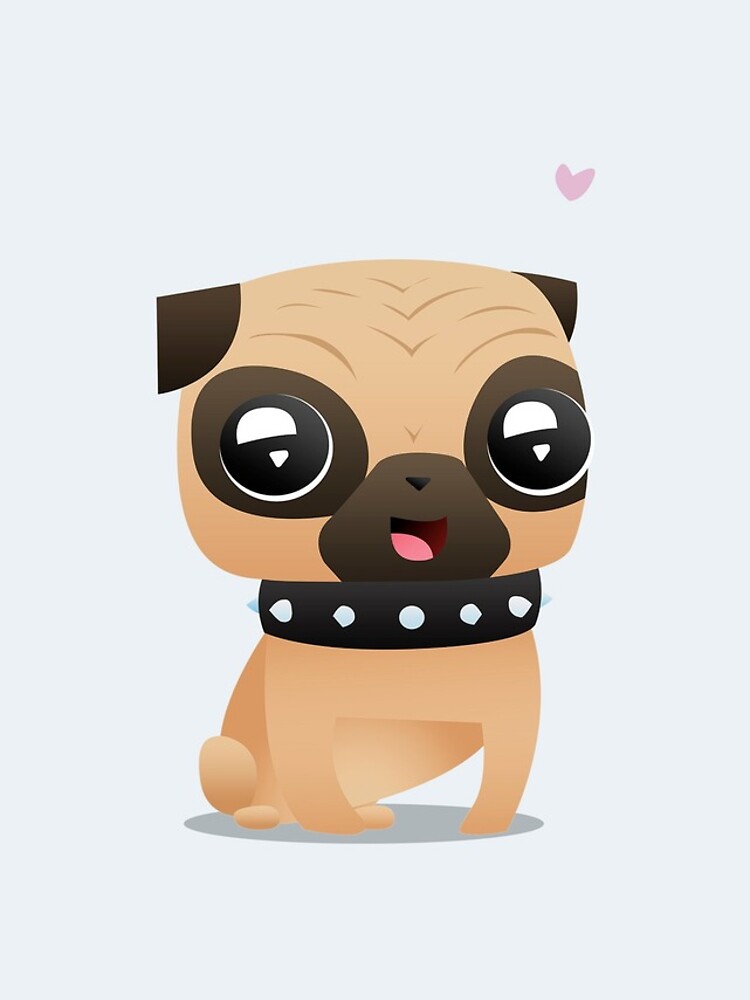 Thumbnail 4 of 4, iPhone Case, Pug designed and sold by capdeville13.