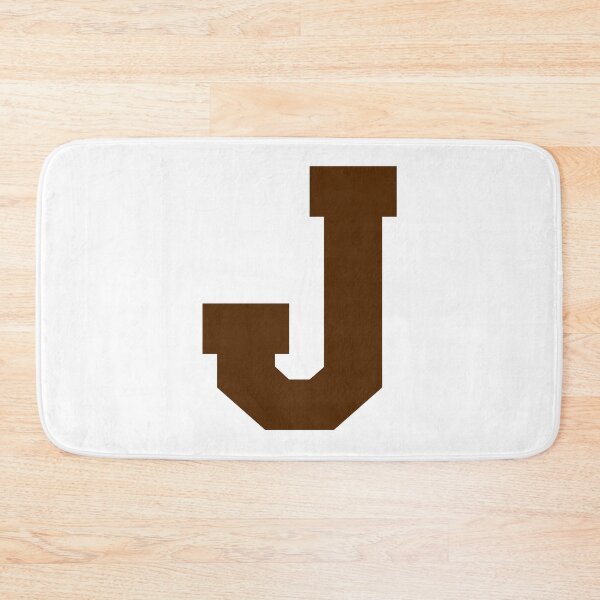 Item preview, Alphabet, Brown J, Sports letter J designed and sold by TheCultStuff.