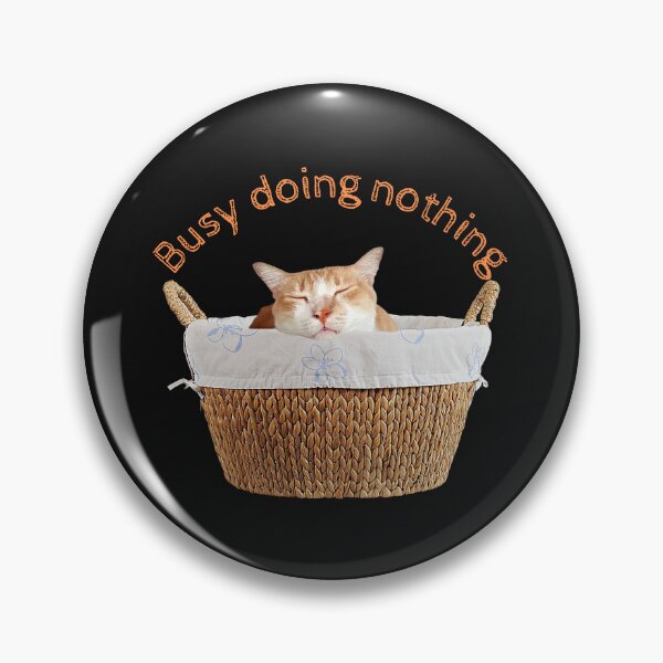 Item preview, Busy Doing Nothing (Laundry Basket) designed and sold by leBoosh-Designs.