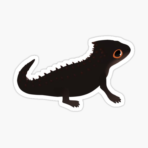 Item preview, Red Eyed Crocodile Skink (Tribolonotus gracilis) designed and sold by shiinzi.