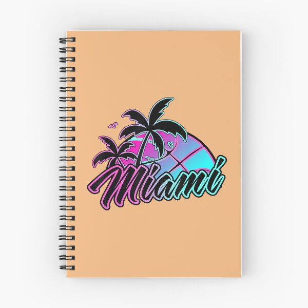 Item preview, Miami Palm Tree Retro Basketball Graphic designed and sold by KidGiftChoice.