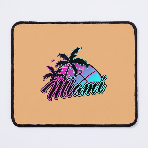 Item preview, Miami Palm Tree Retro Basketball Graphic designed and sold by KidGiftChoice.