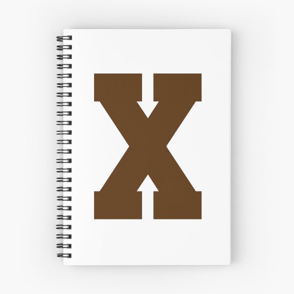 Item preview, Alphabet, Brown X, Sports letter X designed and sold by TheCultStuff.