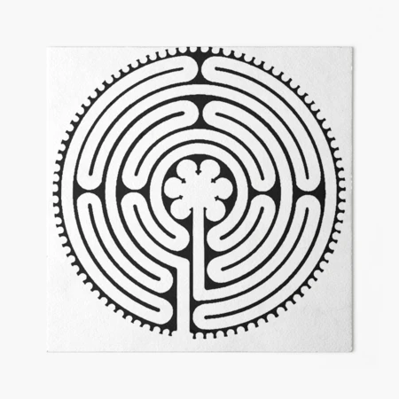 アート・デザイン・音楽 Labyrinths for the Spirit: How to Creat How to Draw a Classical 7 Circuit Labyrinth — Free Printable