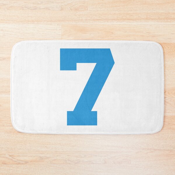 Item preview, Number 7, Blue seven, Sports number 7 designed and sold by TheCultStuff.