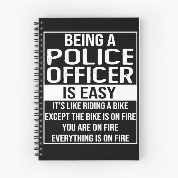 Item preview, Funny police officer saying: being a police officer is easy police officer gifts designed and sold by alaechamlal.