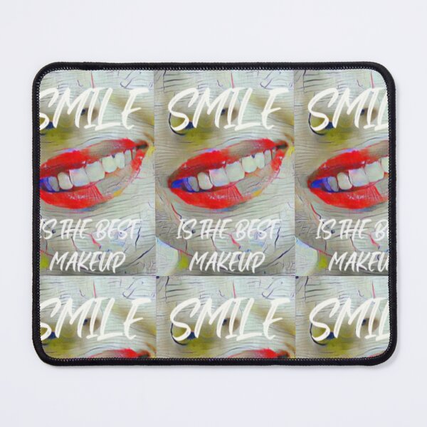 Item preview, Smile is the best make up with white slim wording shown teeth designed and sold by Bekindtome.