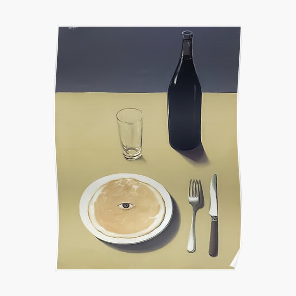 René Magritte - Portrait Poster