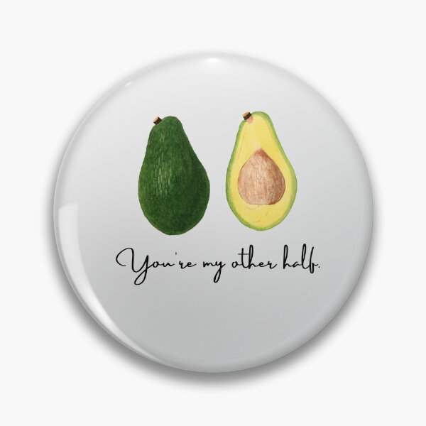 Item preview,  Avocado couple, You're my other half. designed and sold by RheaRealm.
