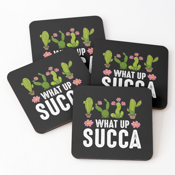 Item preview, Cute Cactus What Up Succa? Succulent Plant Lover designed and sold by mteehut.