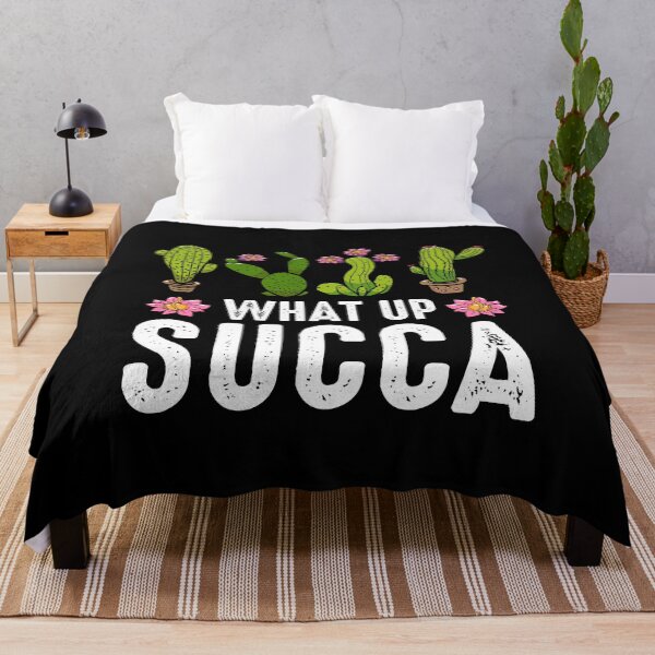 Item preview, Cute Cactus What Up Succa? Succulent Plant Lover designed and sold by mteehut.