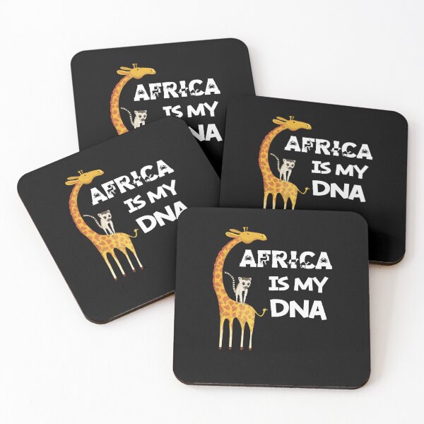 Aperçu de l'œuvre L'Afrique est mon ADN, l'Afrique est ma maison créée et vendue par SportyDogShop.
