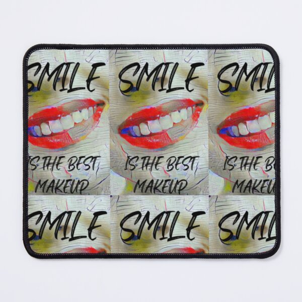 Item preview, Smile is the best make up with black slim wording shown teeth designed and sold by Bekindtome.