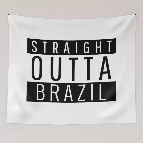 Item preview, Straight Outta Brazil Indiana Brazil IN designed and sold by Teelogic.