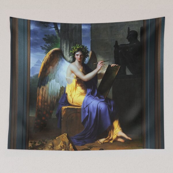 Item preview, Clio Muse of History by Charles Meynier Remastered Xzendor7 Classical Art Old Masters Reproductions designed and sold by Xzendor7 Digital Art Creations.