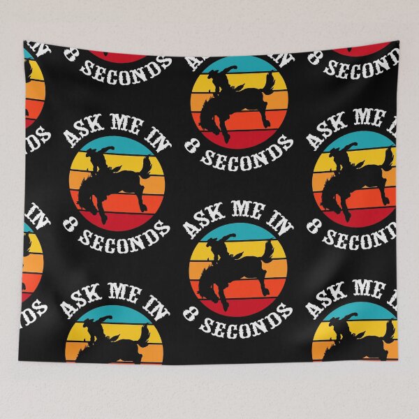 Item preview, Ask Me In 8 Seconds, I Love Rodeo designed and sold by SportyDogShop.