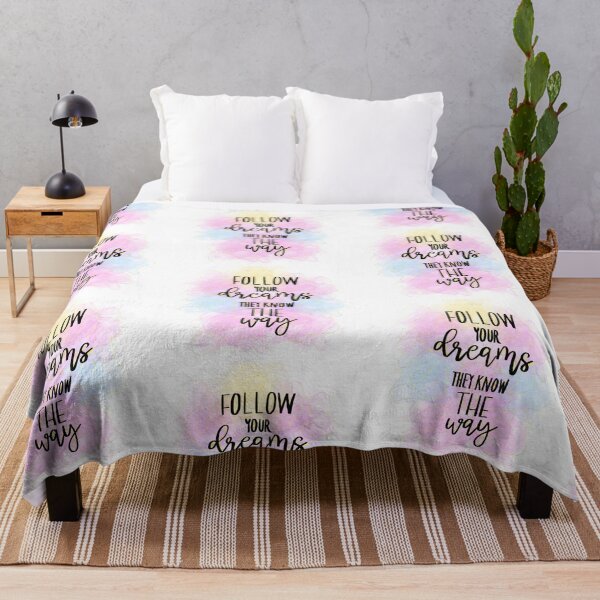 Item preview, Follow Your Dreams Quote motivational Quote designed and sold by ManifestoDesign.