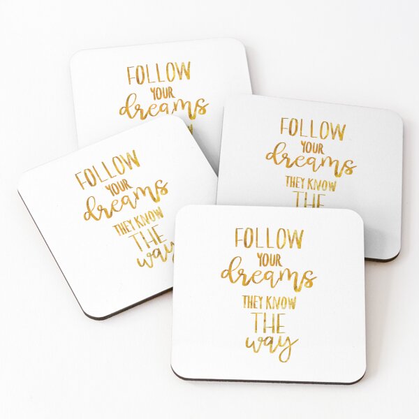 Item preview, Follow Your Dreams Quote motivational Quote designed and sold by ManifestoDesign.