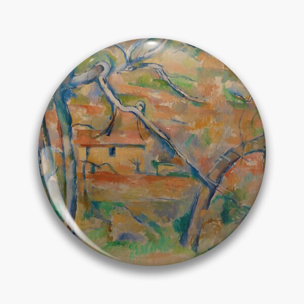 Item preview, Trær og hus, Provence by Paul Cézanne (1885) designed and sold by allhistory.