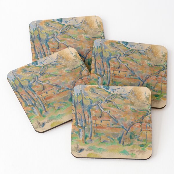 Item preview, Trær og hus, Provence by Paul Cézanne (1885) designed and sold by allhistory.