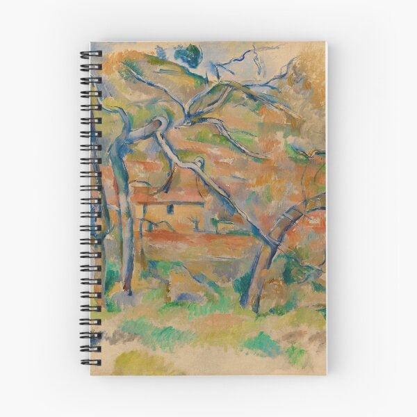 Item preview, Trær og hus, Provence by Paul Cézanne (1885) designed and sold by allhistory.